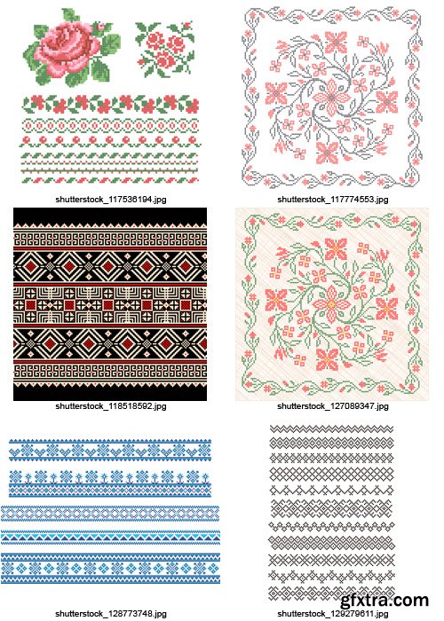 Amazing SS - Ethnic Embroidery, 25xEPS