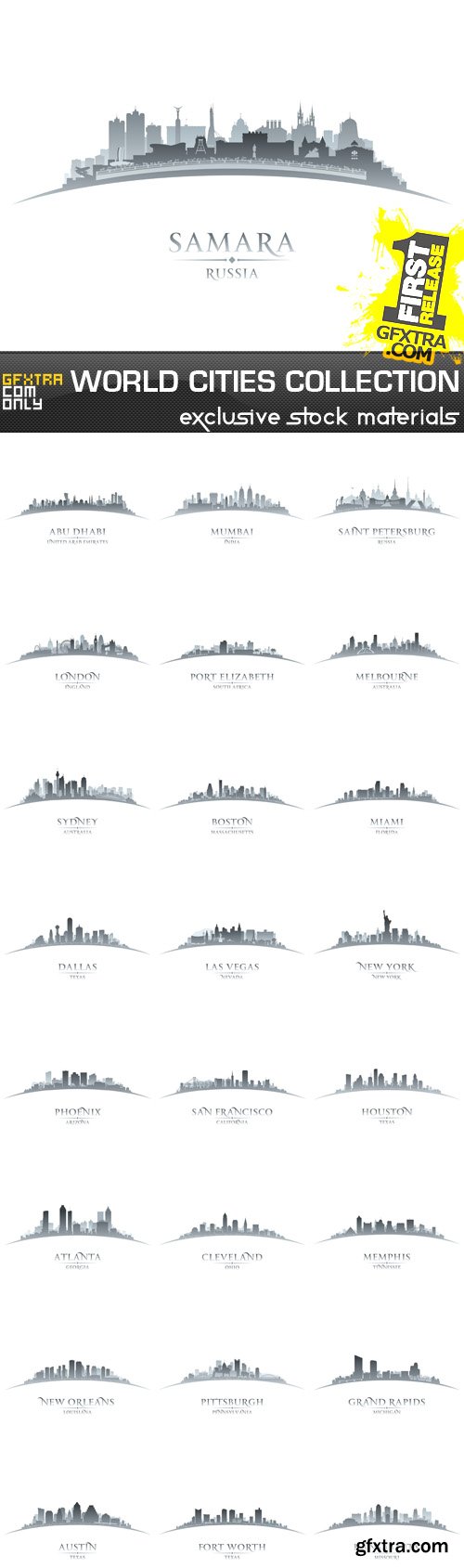 World Cities Collection, 25 EPS