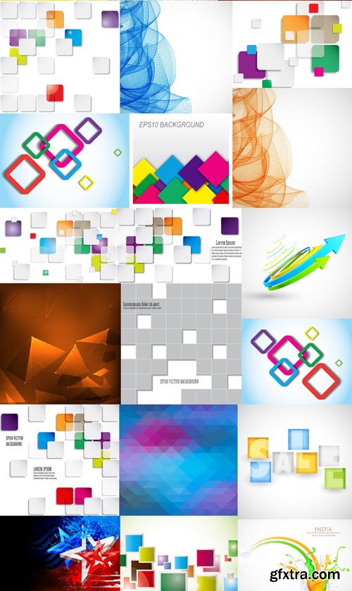 Collection of Vector Abstract Backgrounds Vol.60, 25xEPS