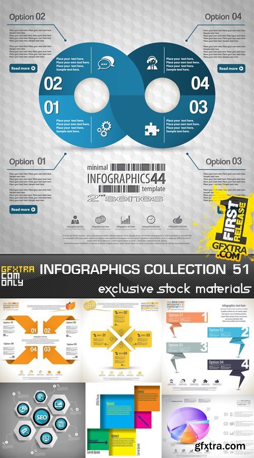 Collection of infographics vol.51, 25xEPS, AI