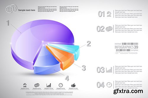 Collection of infographics vol.51, 25xEPS, AI