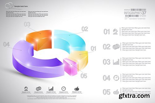 Collection of infographics vol.51, 25xEPS, AI