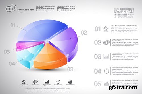 Collection of infographics vol.51, 25xEPS, AI