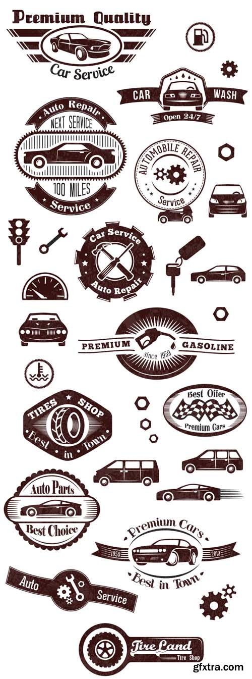 Auto Logos Vector Set