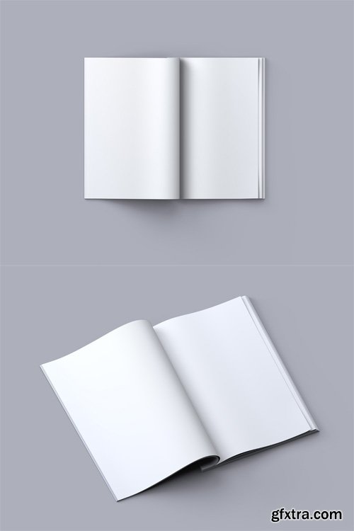 2 Book Mock-up Templates