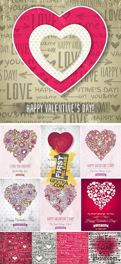 Stock: Background with valentine heart