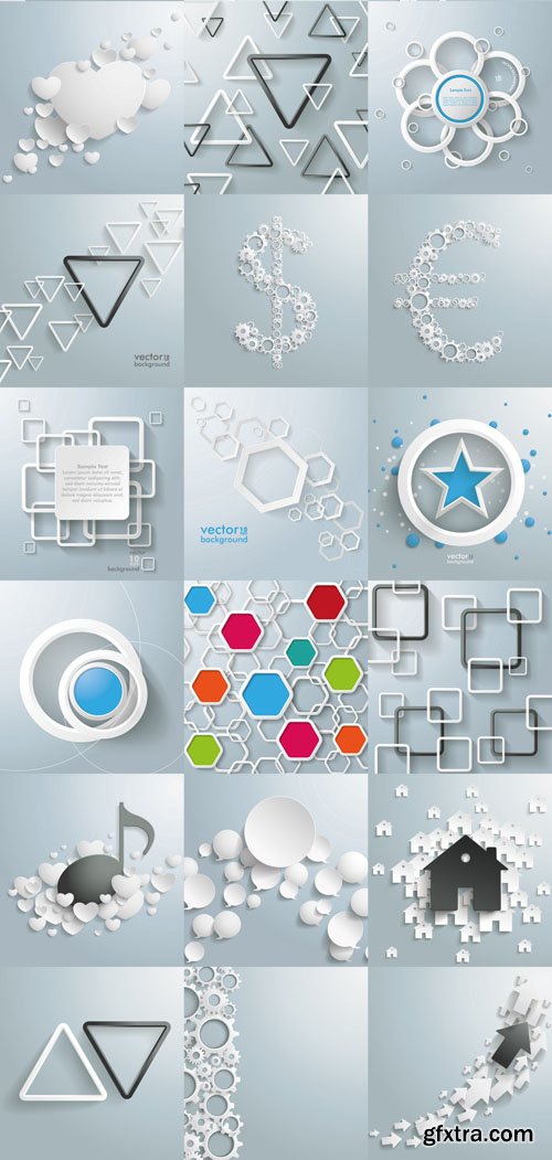 Collection of vector design elements vol.18, 25xEPS