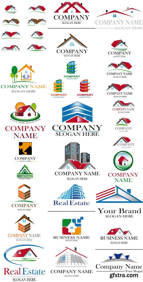 Real Estate - Logo Collection #17 - 25xEPS, AI