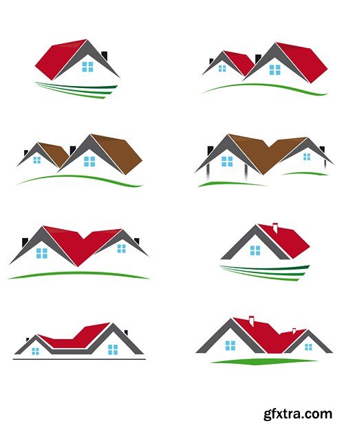 Real Estate - Logo Collection #17 - 25xEPS, AI