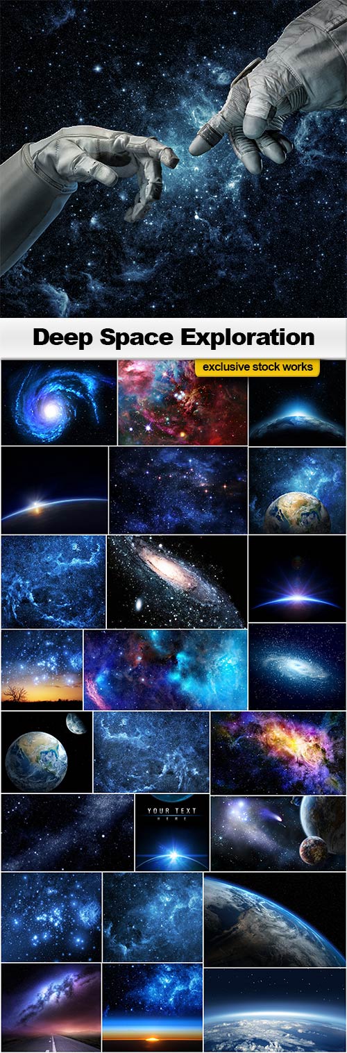 Deep Space Exploration - 25x JPEGs