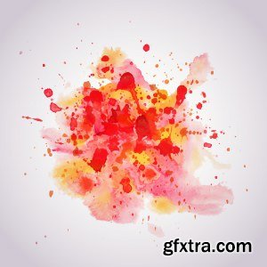 Abstract Hand Drawn Watercolor Stock Images Vectors and Illustrations Pack
