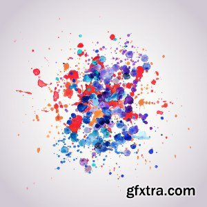 Abstract Hand Drawn Watercolor Stock Images Vectors and Illustrations Pack