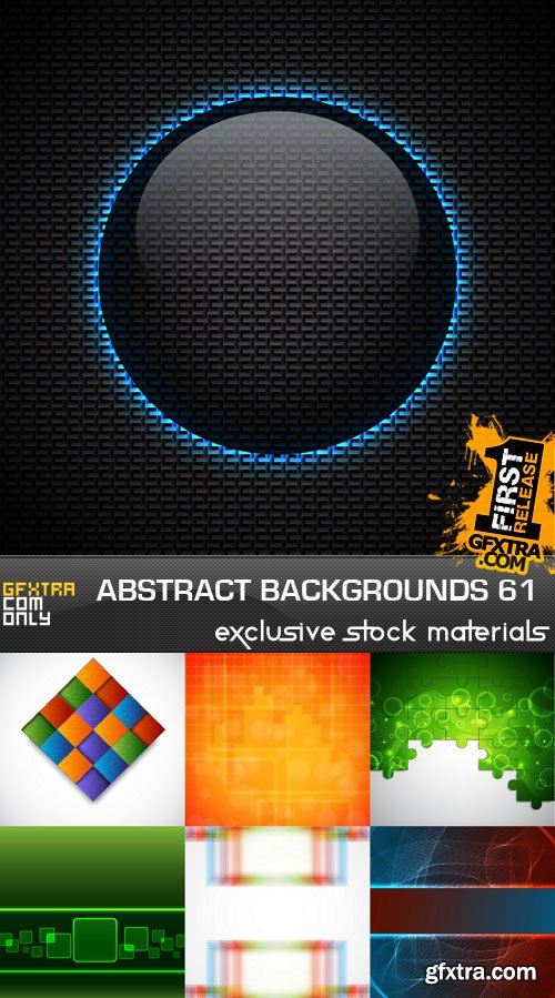 Collection of Vector Abstract Backgrounds Vol.61, 25xEPS