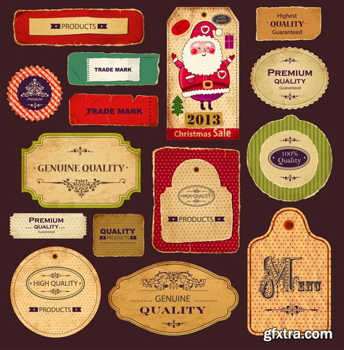 Amazing SS - Retro elements for a restaurant designs 2, 25xEPS