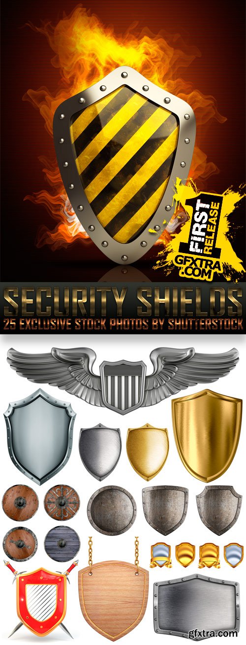 Amazing SS - Security Shields, 25xJPGs