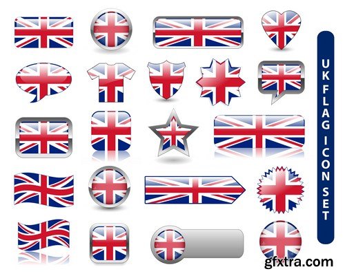 Great Britain Collection - 25x EPS, AI