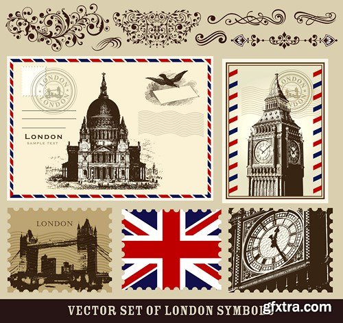 Great Britain Collection - 25x EPS, AI