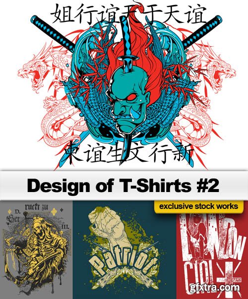 Design of T-Shirts #2 - 25x EPS