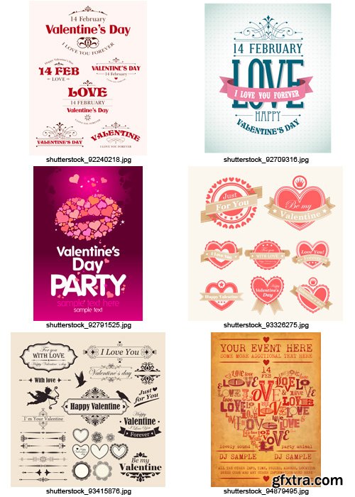 Amazing SS - Valentine's Day 2014 (vol.5), 30xEPS