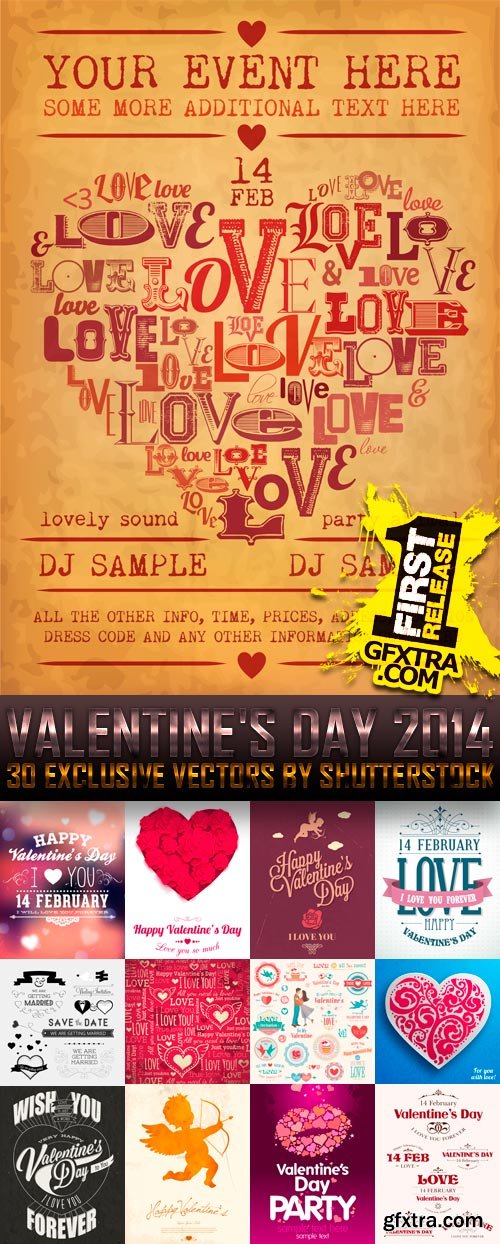 Amazing SS - Valentine's Day 2014 (vol.5), 30xEPS