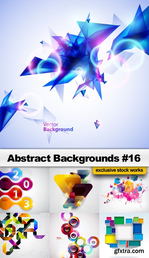 Abstract Backgrounds #16 - 25 EPS