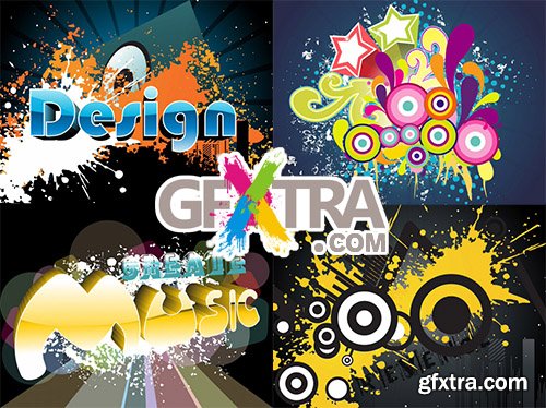 Grungy Abstrack Background Stock Image Vectors and Illustrations Pack