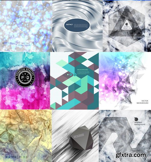 Abstract Backgrounds #17 - 25 EPS