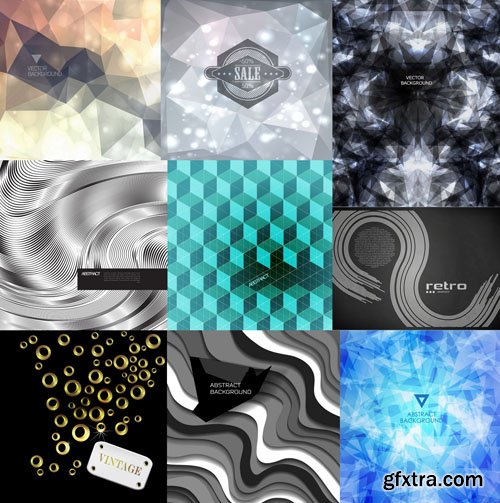 Abstract Backgrounds #17 - 25 EPS