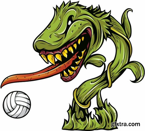 Monster of Sports Stock Image Vectors and Illustrations