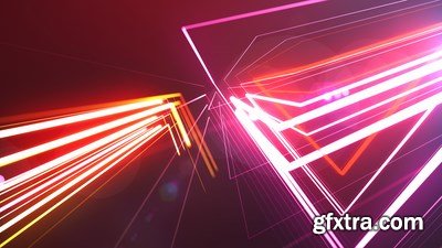 Neon Abstract Backgrounds - 19x JPEGs + 8 EPS