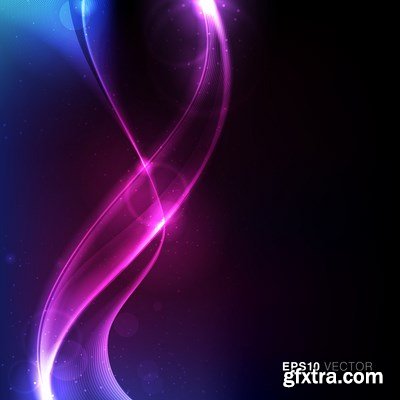 Neon Abstract Backgrounds - 19x JPEGs + 8 EPS