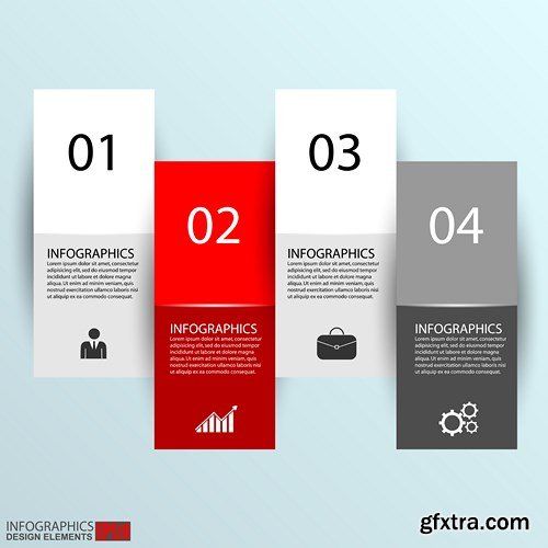 Infographics Elements #22 - 25 EPS