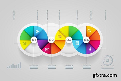 Infographics Elements #22 - 25 EPS