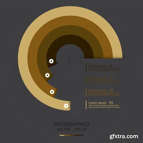 Infographics Elements #22 - 25 EPS