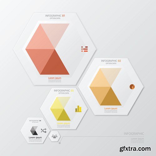 Infographics Elements #22 - 25 EPS