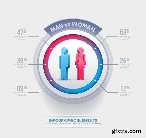 Infographics Elements #22 - 25 EPS