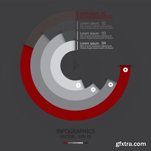 Infographics Elements #22 - 25 EPS