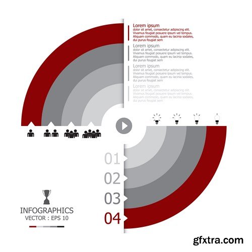 Infographics Elements #22 - 25 EPS