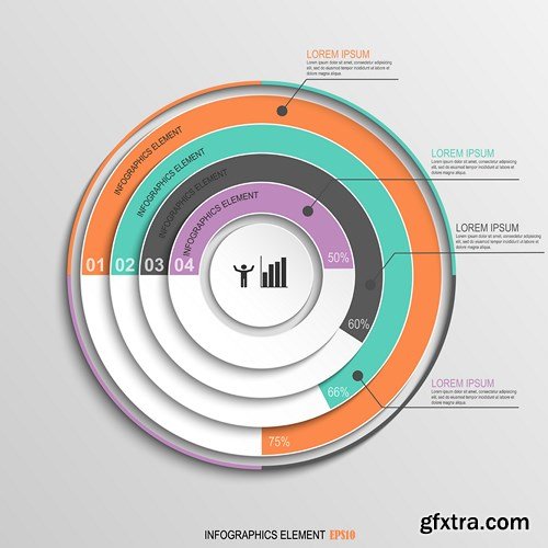 Infographics Elements #22 - 25 EPS