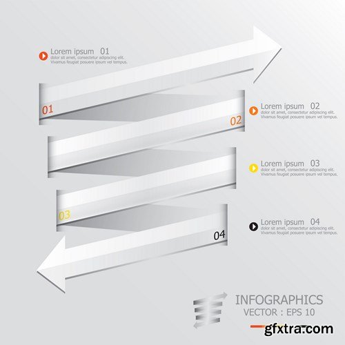 Infographics Elements #22 - 25 EPS