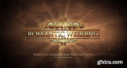 Videohive Romantic Wedding 5600098