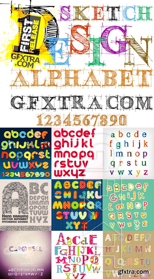 Amazing SS - Alphabet Collection, 26xEPS