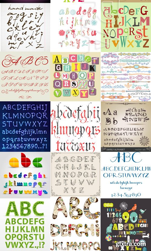 Amazing SS - Alphabet Collection, 26xEPS
