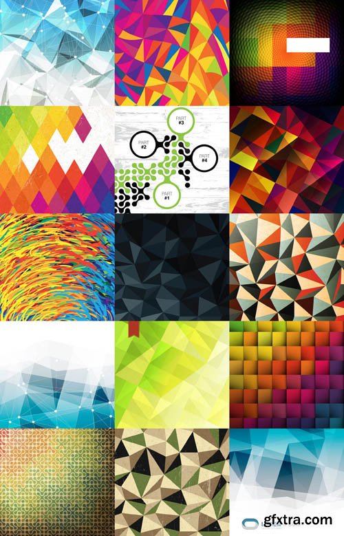 Abstract Backgrounds #18 - 25 EPS