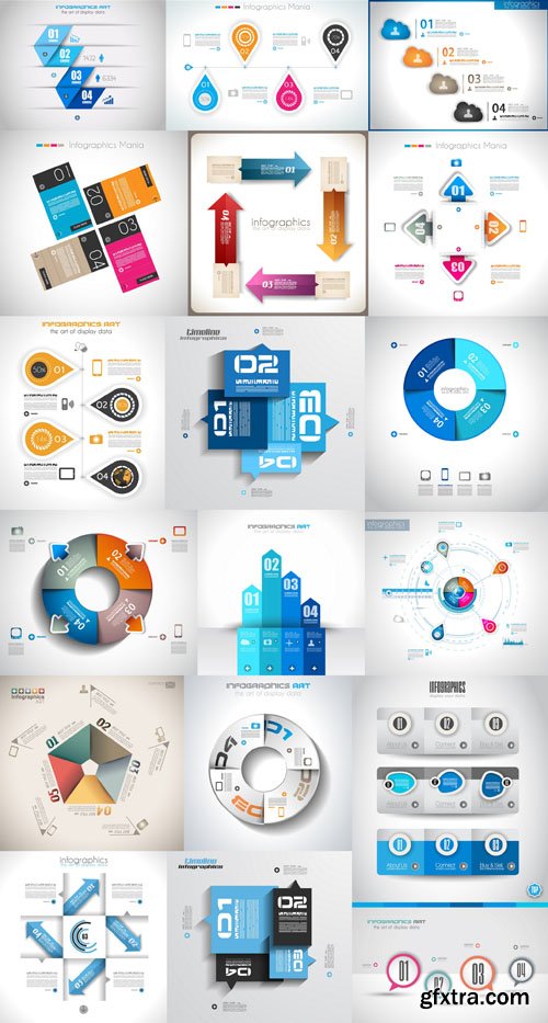 Infographics Elements #23 - 25x EPS