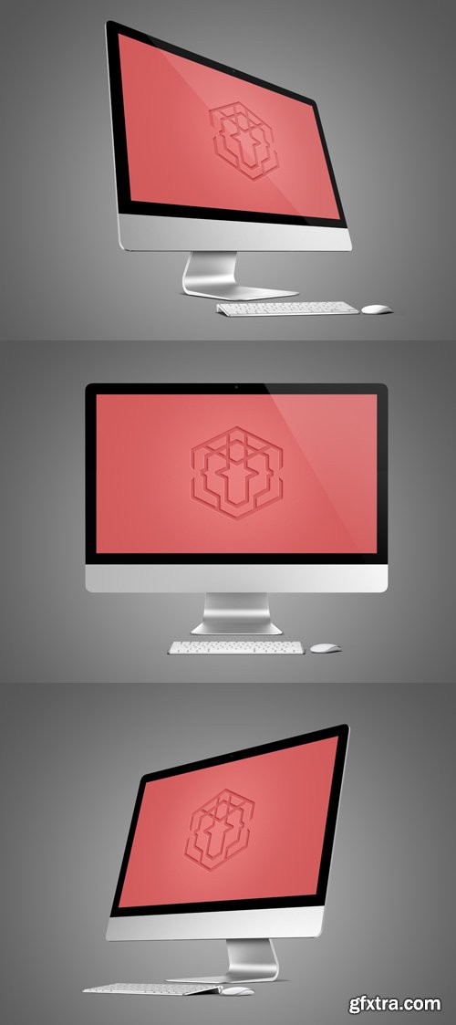 3 Computer Mock-Up Templates