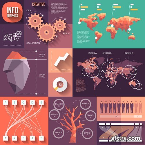 Infographics Elements #24 - 25x EPS, AI