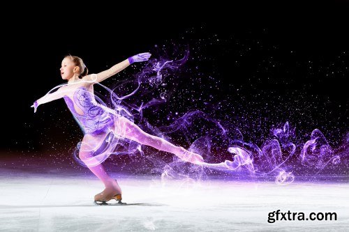 INGIMAGE - Little Girl Figure Skating