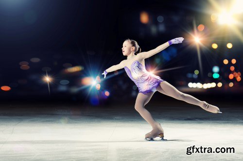 INGIMAGE - Little Girl Figure Skating