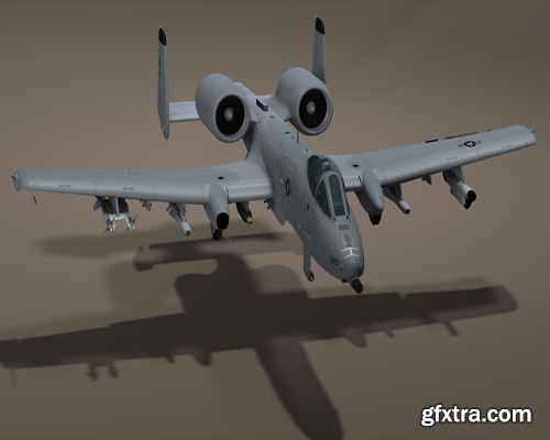 3D Model - US A 10 Thunderbolt